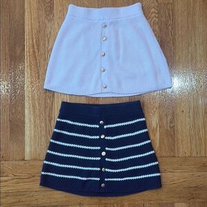 2 Abercrombie Kids Sweater skirts size 9/10